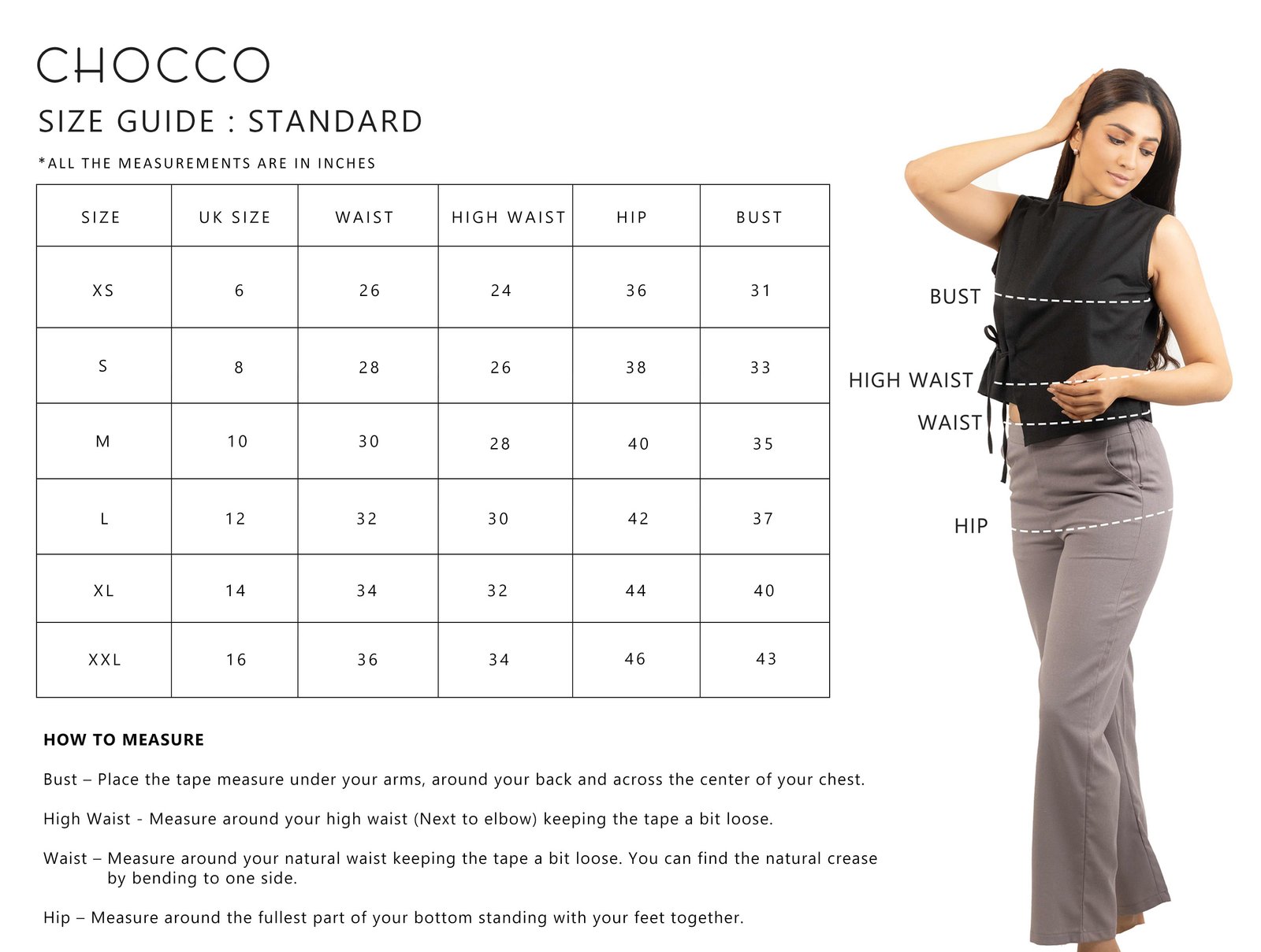 CHOCCO Iconic High Waist Wide Leg Pant - Off White - CHOCCO | Online ...